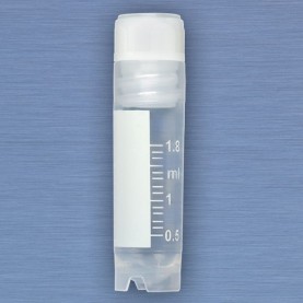 Globe Scientific 2.0 mL Cryogenic Vial, Natural, Sterile, Self-Standing