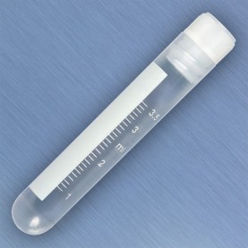 Globe Scientific 4.0 mL Cryogenic Vial, Natural, Sterile