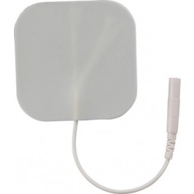Compass Health EF2020WF2 Compass Electrodes, Reusable, Square, White, Foam, Foil Packaging, 2" x 2", 4/pk
