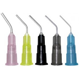 Mydent PN-1227 Pre-Bent Tips, 18 Gauge (Pink),  100/bg
