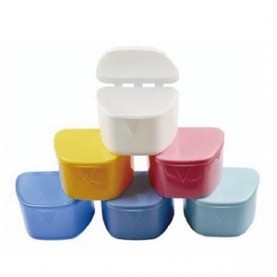 Dukal Corporation UDB-7406 Denture Boxes, 3-3/4" x 3" x 2-3/8", Assorted Colors, 12/bg