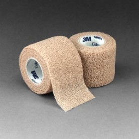 3M Health Care 1582 Self-Adherent Wrap, 2" x 5 yds, Tan, 36/cs (020276) (Continental US+HI Only)