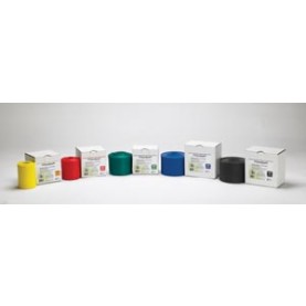 Hygenic/Theraband 11726 Resistance Band, Yellow/ Thin, 50 Yd Dispenser Box, Latex Free (LF), 4 ea/cs (021525) (US Only)