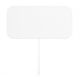 Axelgaard VTX50100 ValuTrode X Electrode, White Fabric Top, 2" x 4" Rectangle, 4/pk, 10 pk/bg, 1 bg/cs (091949)