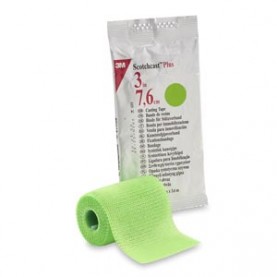 3M Health Care 82003V Plus Casting Tape, 3" x 4 yds, Bright Green, 10/cs (Continental US+HI Only)