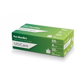 UltiMed, Inc. 9545 Pen Needle, 4mm Depth, 32G x 5/32", 50/bx