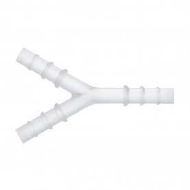 Tube Connector, Y, 1/4, Clean, 50/bx, 10 bx/cs (Continental US Only)