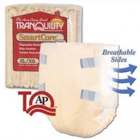 Principle Business Enterprises 2314 Brief, X-Large Adult, 56"-64", 29.0 fl oz Capacity, 12/pk, 6 pk/cs (US Only)