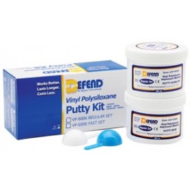 Mydent VP-8006 Vinyl Polysiloxane Putty Kit-Regular Set. Includes 2x300 mL jars + 2 scoops