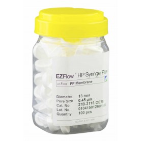 37B-3116-OEM EZFlow®  Syringe Filter, 0.45µm PP, 13mm,100/pack, Foxx Life Sciences