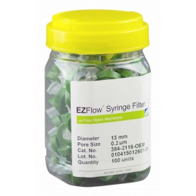 384-2116-OEM EZFlow®  Syringe Filter-Sample Prep, 0.22µm Nylon, 13mm, 100/pack, Foxx Life Sciences