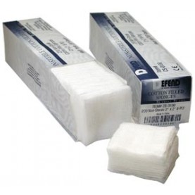 Mydent CS-0100 Cotton Filled Sponge, 2" x 2", 8-ply, Non-Sterile.  5000/cs