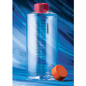 3907 Corning Roller Bottle, Tissue Culture, Sterile, 850 cm², 255 mL, Easy Grip Non-Vented Cap