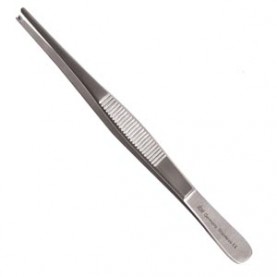 Sklar Instruments 19-1255 Tissue Forcep, 1X2 Teeth, 5.5" (DROP SHIP ONLY)