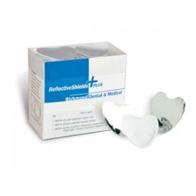 Richmond Dental 600720 Reflective Shield Dual Pack, (25) Large & (25) Small, 50/bx