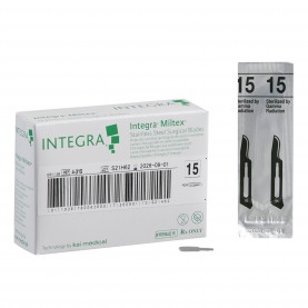 INTEGRA LIFESCIENCES SALES LLC 4-315 SCALPEL BLADE MX #15 SS STERILE 100S