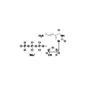 Biotium 5-Aminoallyl-dUTP (AA-dUTP), 1 mg, Lyophilized Structural Formula 