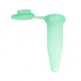 Bio Plas 0.6 mL G-Tube Flat Top Microcentrifuge Tube, Green