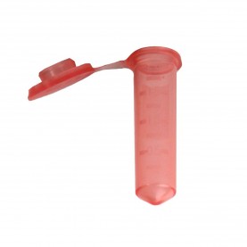 Bio Plas 2.0 mL G-Tube Flat Top Microcentrifuge Tube, Red