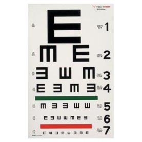 Dukal Corporation 3064 Illuminated Illiterate Eye Test Chart, 20 ft