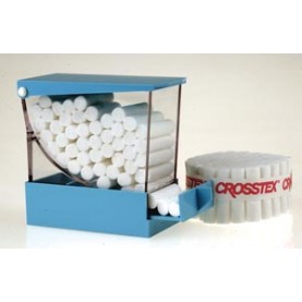 Crosstex International PDCBL Dispenser, 4" x 3.3" x 2", Blue, 1/ctn