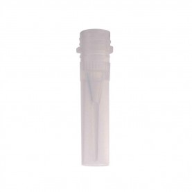 Bio Plas 0.5 mL Skirted Conical Screw Cap Microcentrifuge Tube, Clear, No Cap