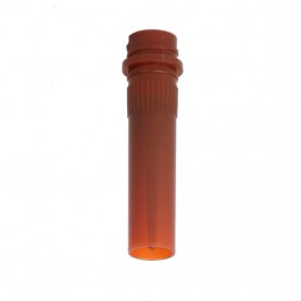 Bio Plas 0.5 mL Skirted Screw Cap Cryotube, Amber, Sterile