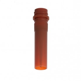 Bio Plas 0.5 mL Skirted Screw Cap Microcentrifuge Tube, Amber, Sterile, With Screw Cap