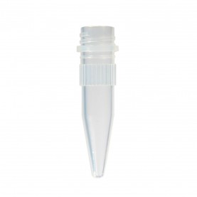 Bio Plas 1.5 mL Screw Cap Microcentrifuge Tube, Clear, No Cap