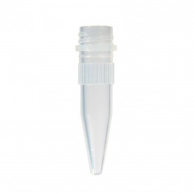 Bio Plas 1.5 mL Screw Cap Microcentrifuge Tube, Clear, Sterile, With Screw Cap