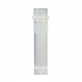 Bio Plas 2.0 mL Skirted Screw Cap Cryotube, Clear, Sterile