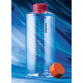 431321 Corning Roller Bottle, Tissue Culture, Sterile, 850 cm², 255 mL, Easy Grip Non-Vented Cap