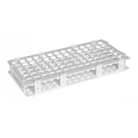 BBrandTech 4341050 128-Well Cryogenic Tube Rack, Fits 11mm Diameter Tubes, White (Tube Racks)