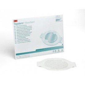 3M Health Care 90803 Dressing, Large Oval, Pad Size 3.4" x 4¼", Overall Size 5.6" x 6¼", 10/bx, 4 bx/cs (Continental US+HI Only)
