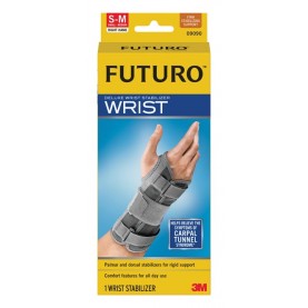 3M Health Care 09090ENT Wrist Stabilizer, Right Hand, Small/ Medium, 3/pk, 4 pk/cs (Continental US+HI Only)