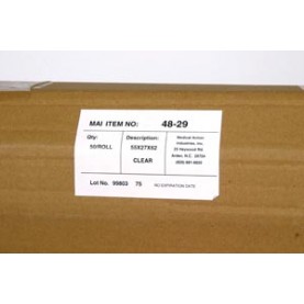 Medegen Medical Products, LLC 48-29 Cart Cover, 55" x 27" x 62", 0.90 mil, 50bg/cs (40 cs/plt)