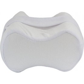 Compass Health PC3420 Memory Foam Knee Separator Cushion,  9" x 7.5" x 5", White (092820)
