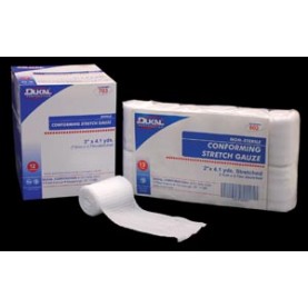 Dukal Corporation 702 Stretch Gauze, 2", Sterile, 12 rl/bg, 8 bg/cs