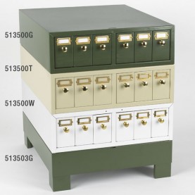 513500T Globe Expandable Slide Storage Cabinet, for total of 45,000 slides, Tan