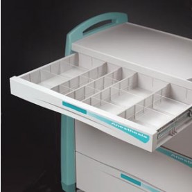 Capsa Healthcare 12114 Avalo 3" "S" Supplies Drawer Divider Kit (Use 12114 when included with a New cart order, use 12114K if parts only)