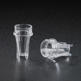 5510 Globe Scientific Sample Cup, 1.5 mL, Clear, 13.9 x 24.7 mm, Polystyrene, for use with Technicon RA-1000 Analyzer (Case of 120000)