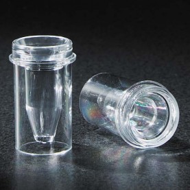 5541 Globe Scientific Sample Cup, 0.5 mL, Clear, Polystyrene, for use with Beckman CX series Analyzer (Case of 1000)