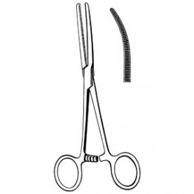 Sklar Instruments 36-2790 Rochester-Pean Forceps, Curved, 9" (DROP SHIP ONLY)
