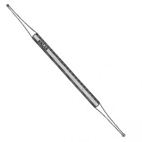 Sklar Instruments 97-0536 Curette Excavator, Double Ended #58-1-3, Double Ended with Hole, 1.5 X 2.5mm, 5.5" Overall Length (DROP SHIP ONLY)