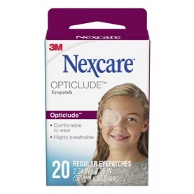 3M Health Care 1539 Regular Size Eye Patch, 3¼" x 2¼", 20/bx, 36 bx/cs (Continental US+HI Only)