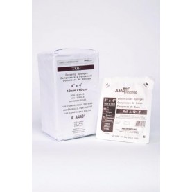 AMD-Medicom A4120 Gauze Sponge, 4" x 4", 12-Ply, Sterile 2s, 50/pk, 24pk/cs