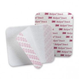 3M Health Care 2954 Dressing Cover, 3 7/8" x 4 5/8", 3 sheets/pad, 25 pad/bx, 4 bx/cs (Continental US+HI Only)