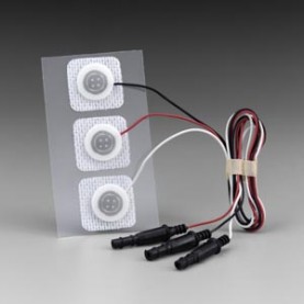 3M Health Care 2283 Infant, 33mm x 22mm, Pre-Wired Radiolucent Electrode, 3/bg, 100 bg/cs (Continental US+HI Only)