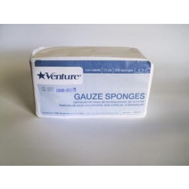 TIDI Products, LLC 908295 Gauze Sponge, 4" x 4", Non-Sterile, 12-Ply, 200/bag, 10 bg/cs (To Be DISCONTINUED)