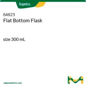 FLAT BOTTOM FLASK 300ML 24/40  EA